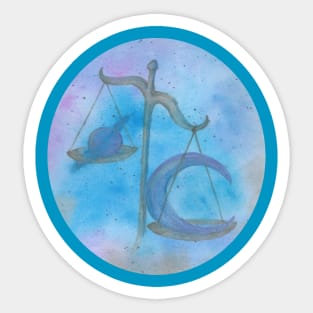 Zodiac sign libra Sticker